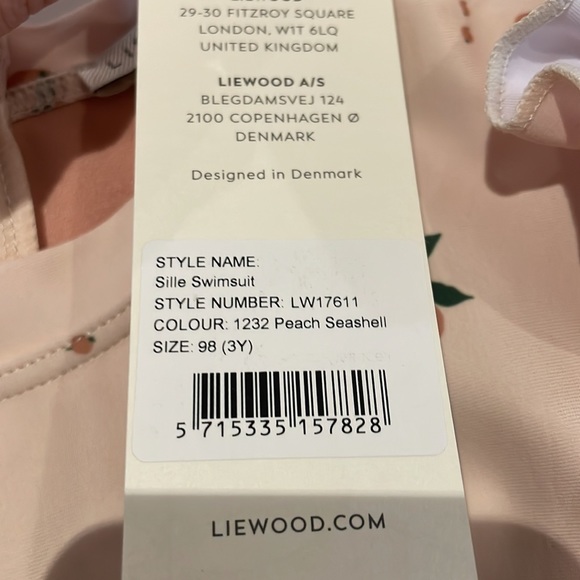 Liewood Sille Swim Jumpsuit - Peach / Sea Shell - Picture 5 of 6